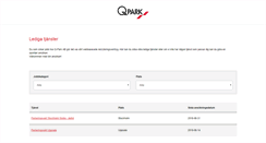 Desktop Screenshot of nyttjobb.q-park.se