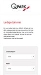 Mobile Screenshot of nyttjobb.q-park.se