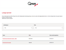 Tablet Screenshot of nyttjobb.q-park.se